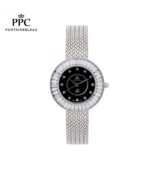 นาฬิกาข้อมือ PARIS POLO CLUB PPC-EA04-BK CANNES SAILOR’S KNOT CRYSTAL BLACK	