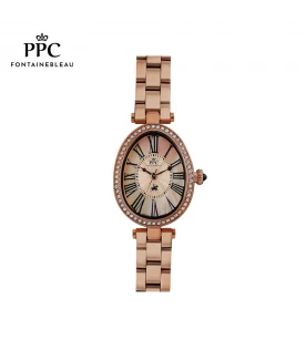 นาฬิกาข้อมือ PARIS POLO CLUB PPC-DG10-RG OVALE ROMAN ROSEGOLD	