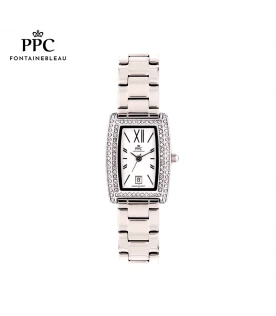 นาฬิกาข้อมือ PARIS POLO CLUB PPC-EA15-WE DORÉE DIAMOND ARENA DATE WHITE	