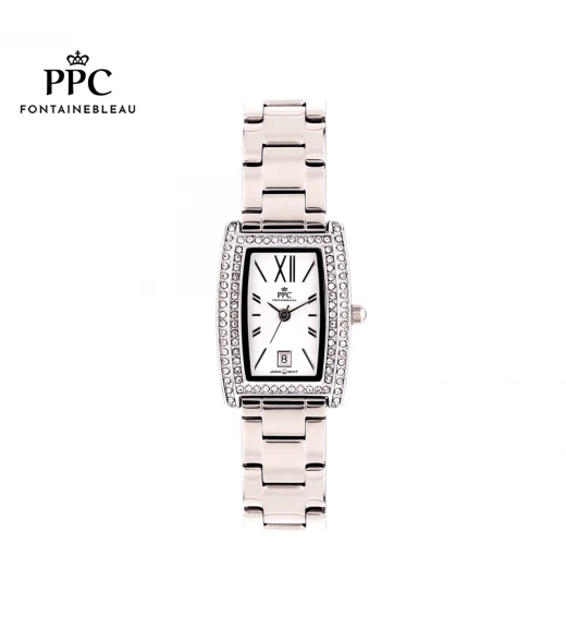 นาฬิกาข้อมือ PARIS POLO CLUB PPC-EA15-WE DORÉE DIAMOND ARENA DATE WHITE	
