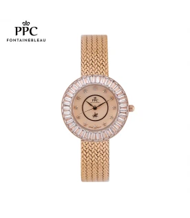 นาฬิกาข้อมือ PARIS POLO CLUB PPC-EA04-RG CANNES SAILOR’S KNOT CRYSTAL ROSEGOLD	