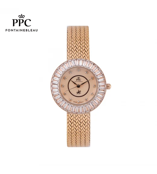 นาฬิกาข้อมือ PARIS POLO CLUB PPC-EA04-RG CANNES SAILOR’S KNOT CRYSTAL ROSEGOLD	