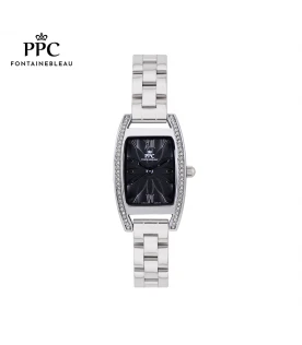 นาฬิกาข้อมือ PARIS POLO CLUB PPC-EA17-BK DORÉE FLOWER MODERN BLACK	