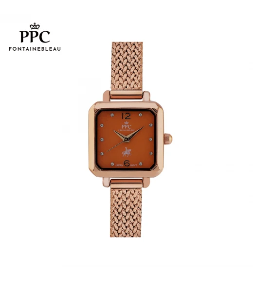 นาฬิกาข้อมือ PARIS POLO CLUB PPC-EA10-RG-OR DORÉE SAILOR’S KNOT MODERN ROSEGOLD / ORANGE	
