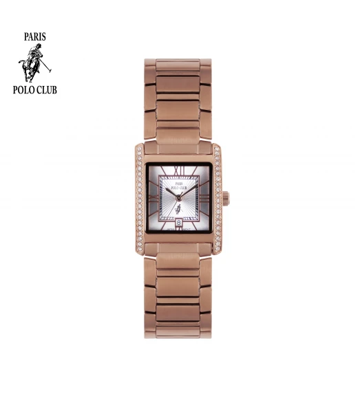 นาฬิกาข้อมือ PARIS POLO CLUB PPC-DC31-RG-WE DORÉE GRAND ROMAN ROSEGOLD / WHITE	