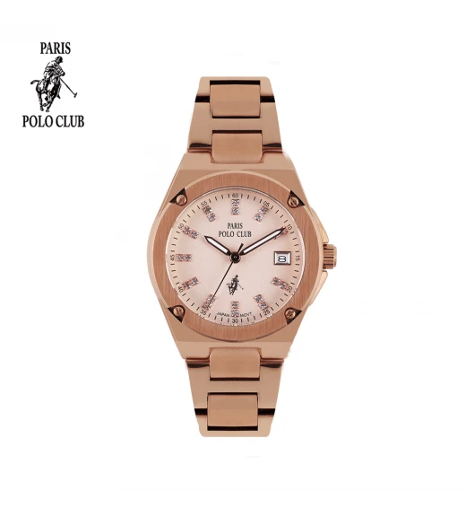 นาฬิกาข้อมือ PARIS POLO CLUB PPC-DC35-RG  ROSEGOLD	