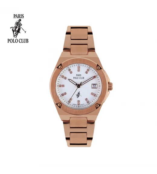 นาฬิกาข้อมือ PARIS POLO CLUB PPC-DC35-RG-WE  ROSEGOLD / WHITE	
