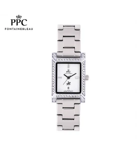 นาฬิกาข้อมือ PARIS POLO CLUB PPC-EA11-WE DORÉE DIAMOND LUX DATE WHITE	