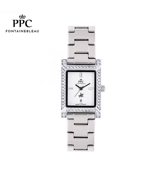 นาฬิกาข้อมือ PARIS POLO CLUB PPC-EA11-WE DORÉE DIAMOND LUX DATE WHITE	