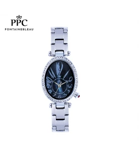 นาฬิกาข้อมือ PARIS POLO CLUB PPC-EA09-BK OVALE WANDER NO. BLACK	