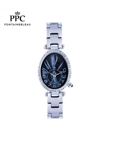 นาฬิกาข้อมือ PARIS POLO CLUB PPC-EA09-BK OVALE WANDER NO. BLACK	