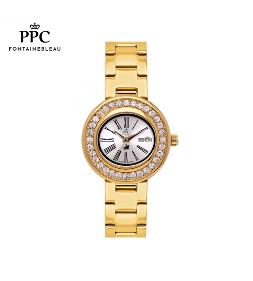 นาฬิกาข้อมือ PARIS POLO CLUB PPC-EA02-GD-WE ÉTOILE ROMAN LUX GOLD / WHITE	