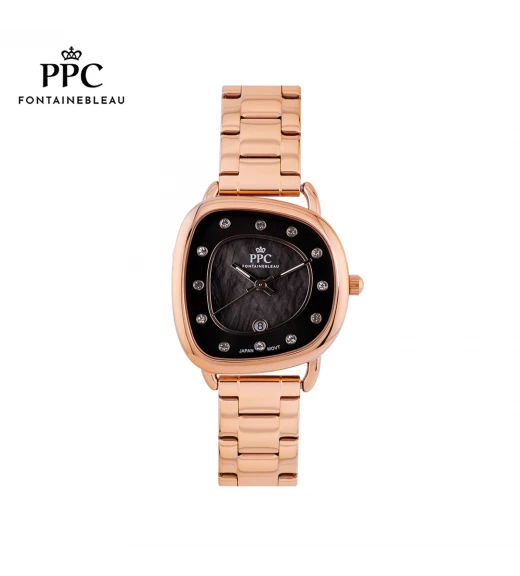 นาฬิกาข้อมือ PARIS POLO CLUB PPC-EA08-RG-BK CANNES ORBIT DATE ROSEGOLD / BLACK	
