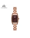 นาฬิกาข้อมือ PARIS POLO CLUB PPC-EA17-RG-BR DORÉE FLOWER MODERN ROSEGOLD / BROWN	
