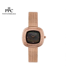นาฬิกาข้อมือ PARIS POLO CLUB PPC-DJ01-RG-GY DORÉE MARBLE CROCHET DATE ROSEGOLD / GREY	