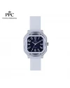 นาฬิกาข้อมือ PARIS POLO CLUB PPC-DC49A-WE-NV JEUNESSE VIVID 38 MM  WHITE / NAVY BLUE	