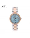 นาฬิกาข้อมือ PARIS POLO CLUB PPC-DF10-SRG-LBU ÉTOILE SÉRÉNITÉ DATE SILVER ROSEGOLD / LIGHT BLUE	