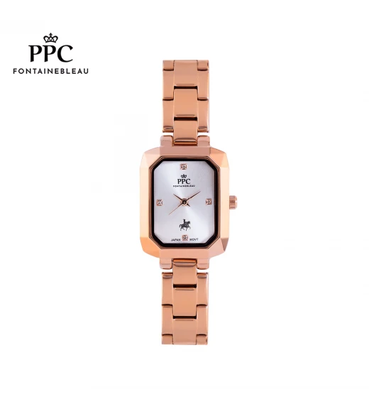 นาฬิกาข้อมือ PARIS POLO CLUB PPC-EA01-RG-WE DORÉE MODERN FACET ROSEGOLD / WHITE	