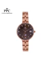 นาฬิกาข้อมือ PARIS POLO CLUB PPC-DI05-RG-BR JOAN CRYSTAL DOME DATE ROSEGOLD / BROWN	