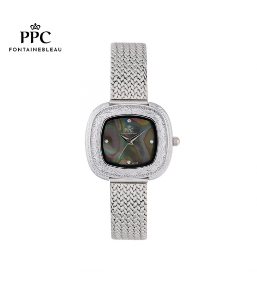 นาฬิกาข้อมือ PARIS POLO CLUB PPC-DJ01-GY DORÉE MARBLE CROCHET DATE GREY	