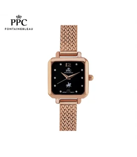 นาฬิกาข้อมือ PARIS POLO CLUB PPC-EA10-RG-BK DORÉE SAILOR’S KNOT MODERN ROSEGOLD / BLACK	