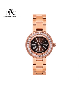 นาฬิกาข้อมือ PARIS POLO CLUB PPC-EA02-RG-BR ÉTOILE ROMAN LUX ROSEGOLD / BROWN	