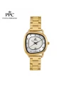 นาฬิกาข้อมือ PARIS POLO CLUB PPC-EA08-GD-WE CANNES ORBIT DATE GOLD / WHITE	
