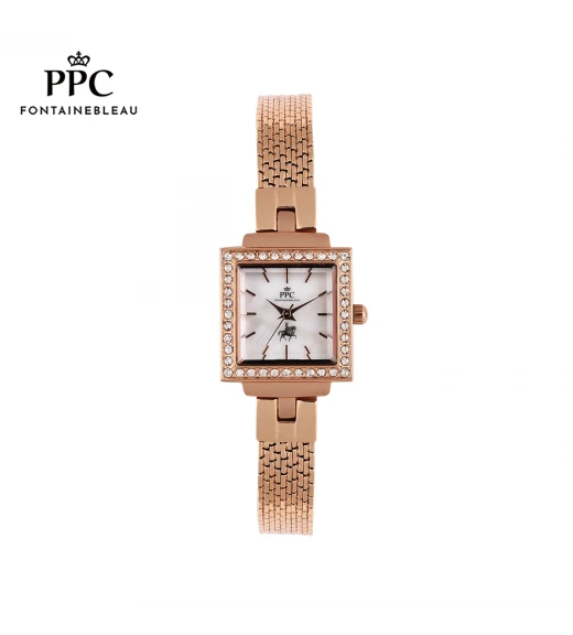 นาฬิกาข้อมือ PARIS POLO CLUB PPC-DJ06-RG-WE ZÉRO MULTI-FUNCTION ROSEGOLD / WHITE	