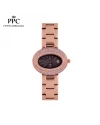 นาฬิกาข้อมือ PARIS POLO CLUB PPC-EA03-RG-BR CANNES DIAMOND ARENA DATE ROSEGOLD / BROWN	