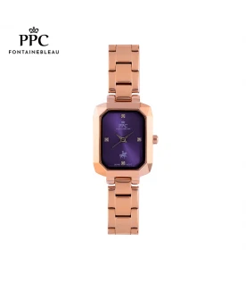 นาฬิกาข้อมือ PARIS POLO CLUB PPC-EA01-RG-VLT DORÉE MODERN FACET ROSEGOLD / VIOLET	
