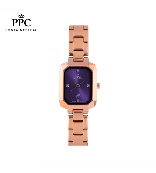 นาฬิกาข้อมือ PARIS POLO CLUB PPC-EA01-RG-VLT DORÉE MODERN FACET ROSEGOLD / VIOLET	
