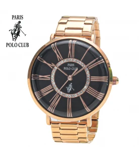 นาฬิกาข้อมือ PARIS POLO CLUB PPC-230213-RG-BK  ROSEGOLD / BLACK	