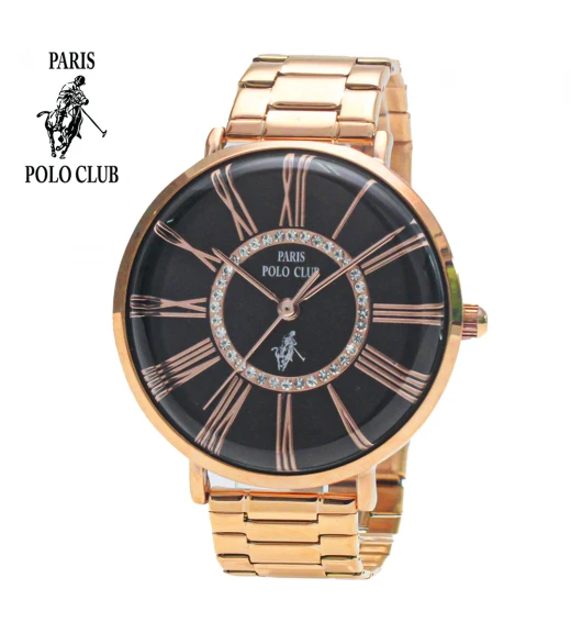 นาฬิกาข้อมือ PARIS POLO CLUB PPC-230213-RG-BK  ROSEGOLD / BLACK	