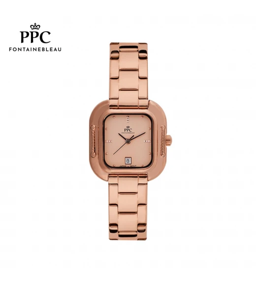 นาฬิกาข้อมือ PARIS POLO CLUB PPC-DF07-RG DORÉE CORDE DATE ROSEGOLD	