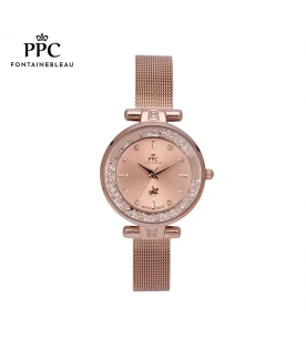 นาฬิกาข้อมือ PARIS POLO CLUB PPC-EA01-RG CANNES LUSTRE ROYALE ROSEGOLD	