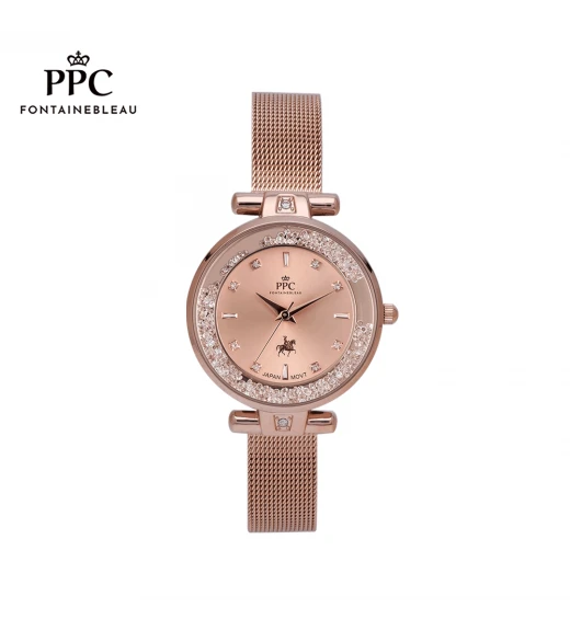 นาฬิกาข้อมือ PARIS POLO CLUB PPC-EA01-RG CANNES LUSTRE ROYALE ROSEGOLD	