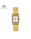 นาฬิกาข้อมือ PARIS POLO CLUB PPC-EA11-GD-WE DORÉE DIAMOND LUX DATE GOLD / WHITE	