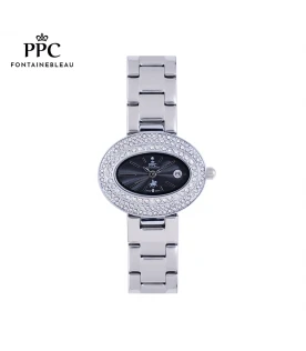 นาฬิกาข้อมือ PARIS POLO CLUB PPC-EA03-BK CANNES DIAMOND ARENA DATE BLACK	