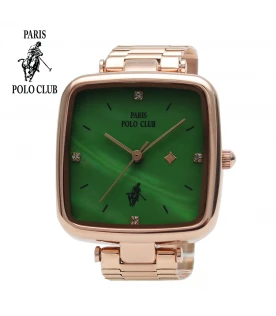 นาฬิกาข้อมือ PARIS POLO CLUB PPC-230407-RG-GN  ROSEGOLD / GREEN	