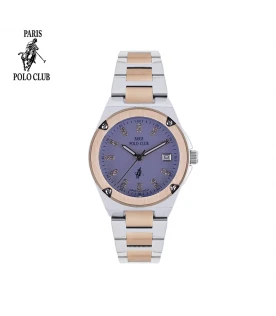 นาฬิกาข้อมือ PARIS POLO CLUB PPC-DC35-SRG-VLT  SILVER ROSEGOLD / VIOLET	