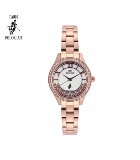 นาฬิกาข้อมือ PARIS POLO CLUB PPC-DC45-RG-WE ÉTOILE RÉSEAU ROSEGOLD / WHITE	
