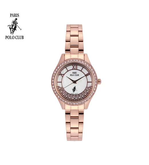 นาฬิกาข้อมือ PARIS POLO CLUB PPC-DC45-RG-WE ÉTOILE RÉSEAU ROSEGOLD / WHITE	