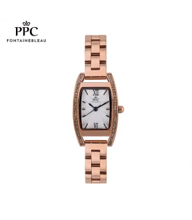 นาฬิกาข้อมือ PARIS POLO CLUB PPC-EA17-RG-WE DORÉE FLOWER MODERN ROSEGOLD / WHITE	