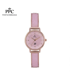 นาฬิกาข้อมือ PARIS POLO CLUB PPC-DJ03-RG-PK CANNES GLITTER PASTAL ROSEGOLD / PINK	