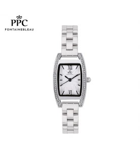 นาฬิกาข้อมือ PARIS POLO CLUB PPC-EA17-RG-WE DORÉE FLOWER MODERN WHITE	