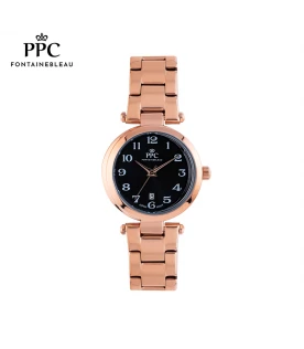 นาฬิกาข้อมือ PARIS POLO CLUB PPC-EA19-RG-BK LE BRETON CRESCENT DATE ROSEGOLD / BLACK	