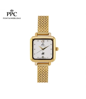 นาฬิกาข้อมือ PARIS POLO CLUB PPC-EA10-GD-WE DORÉE SAILOR’S KNOT MODERN GOLD / WHITE	