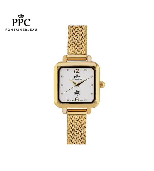 นาฬิกาข้อมือ PARIS POLO CLUB PPC-EA10-GD-WE DORÉE SAILOR’S KNOT MODERN GOLD / WHITE	