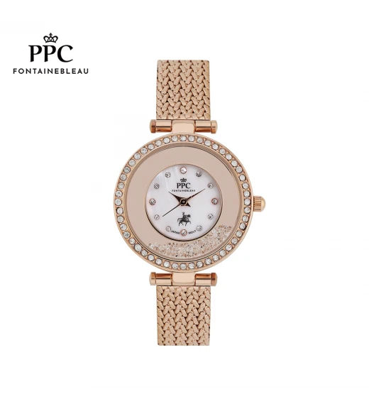 นาฬิกาข้อมือ PARIS POLO CLUB PPC-EA06-RG-WE ÉTOILE DIAMOND PARADE SK ROSEGOLD / WHITE	