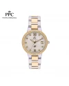 นาฬิกาข้อมือ PARIS POLO CLUB PPC-DF10-SGD-WE ÉTOILE SÉRÉNITÉ DATE SILVER GOLD / WHITE	